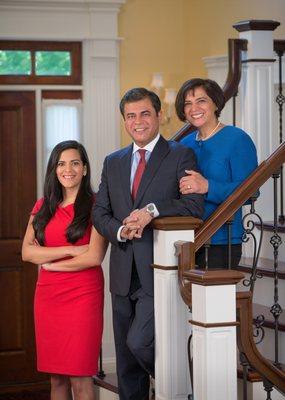 Dr. Ejaz Ali with his wife Dr. Femina Ali and daughter, Dr. Zarah Ali- a true family practice!