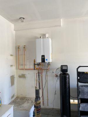 Tankless Water Heater and Water Softener