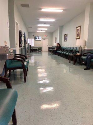 Long waiting room