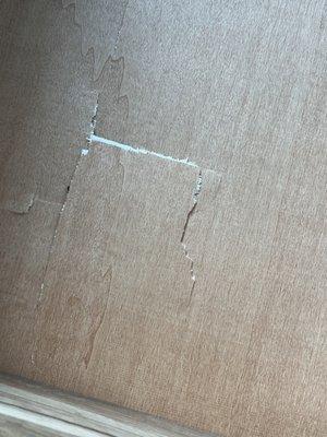 Broken drawer