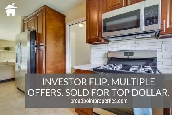 Investors buy, sell, remodel and flip with the agents at Broadpoint Properties.