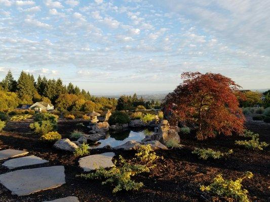 Small accent water feature