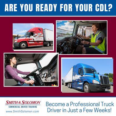 IF YOU BELIEVE IT! YOU CAN DO IT! Become a Professional Truck Driver!  Spring Classes are OPEN! http://bit.ly/ImReadyForM ­yCDL