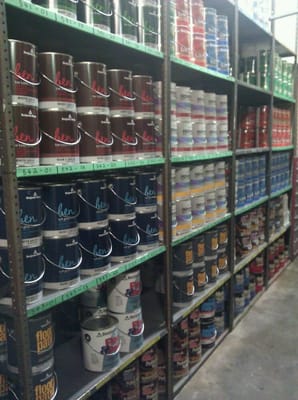 Wall of paint