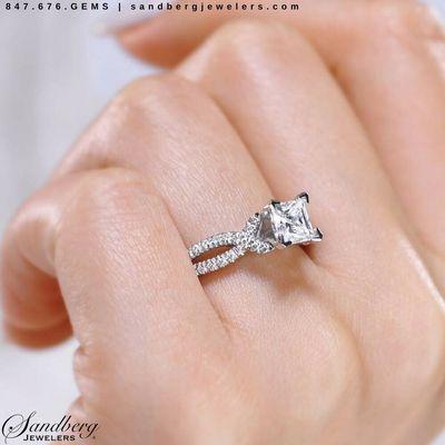 Stunning bridal collection here at Sandberg Jewelers. Come in and visit our diamond specialists today!