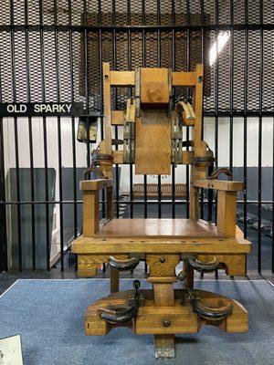 Nine people executed on this electric chair