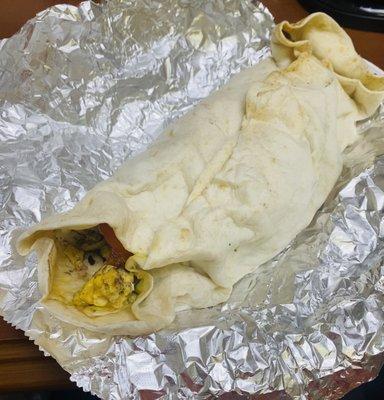 Breakfast burrito