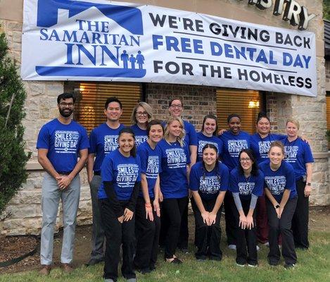 $25,000+ DENTAL WORK DONATED! - We were so honored to provide free dental work to the residents of the Samaritan Inn.