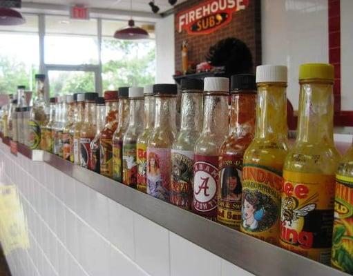 Firehouse Subs - Fairhope, AL: Hot Sauce Collection