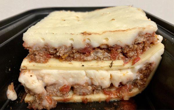 Homemade lasagna