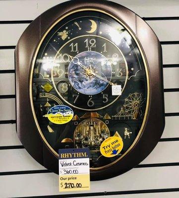 Rythem clock up 40% off new line of clock and sales end soon