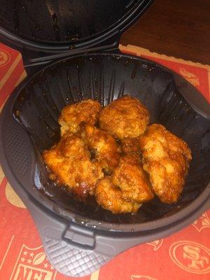 BBQ boneless wings