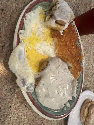 7. Chicken Fried Steak with 2 Eggs