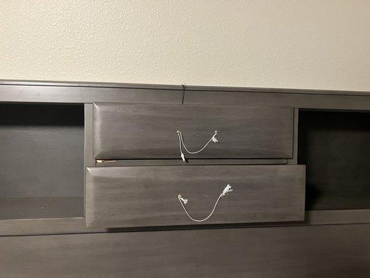 Crack in headboard