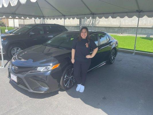 Congratulations to Nicole on her 2022 Toyota Camry Se