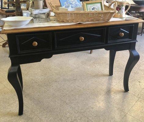 Farmhouse buffet or sideboard in black