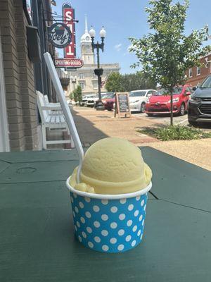 Orange and Pineapple Italian Ice