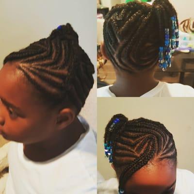 I love e doing kids hair, call for specials!