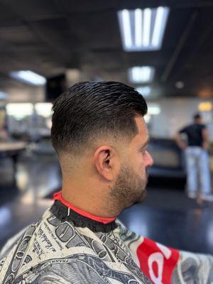 Medium skin fade