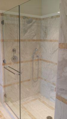 PENTHOUSE @ THE CENTURY INSTALLED ALL MARBLE TILES IN SHOWER