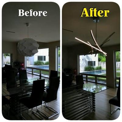 Light Fixture installs