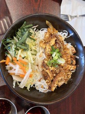 Vermicelli noodle with tofu