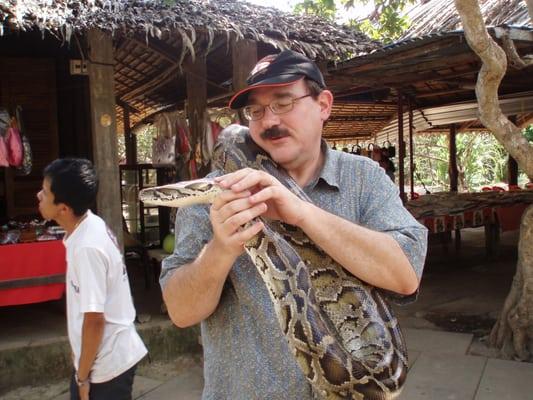 TravelStore's Asia Specialist Stan getting up close and personal in Vietnam.