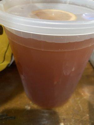 Homemade iced tea