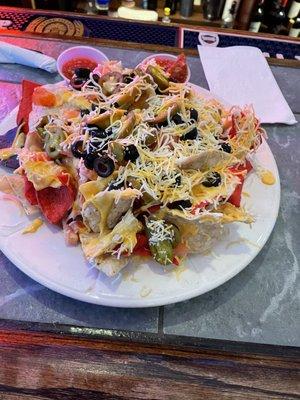 Nachos.  Yummy.