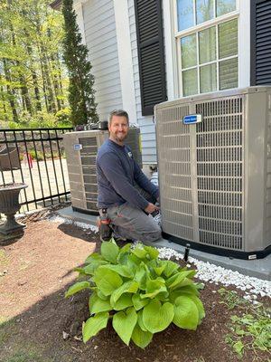 A/C Replacement installation in Wellesley, MA