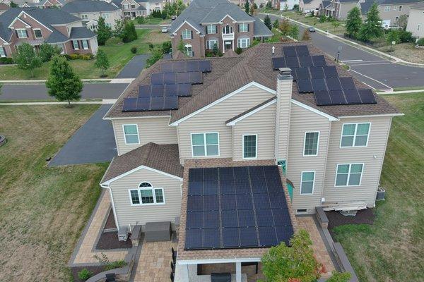 2022 Rooftop solar installation in Horsham, PA