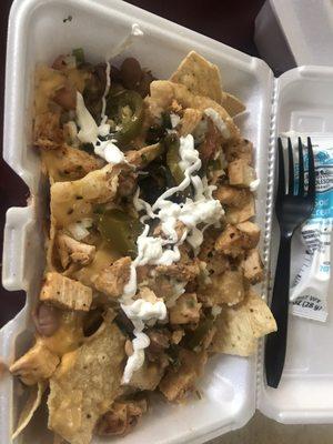 Chicken nachos