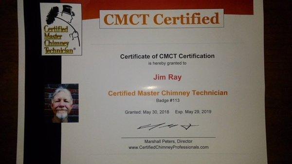 Certified Master Chimney Tech