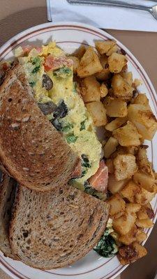 Veggie omelette