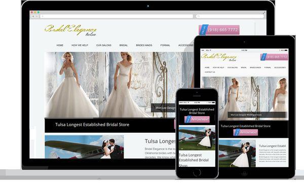 Tulsa Web Design - Bridal Elegance