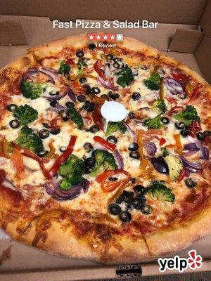 Vegetable pizza