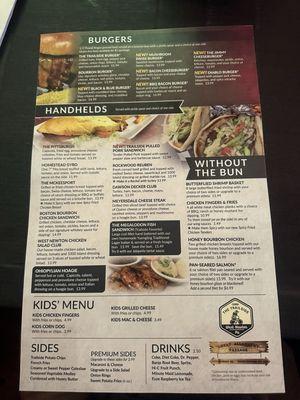 New Menu