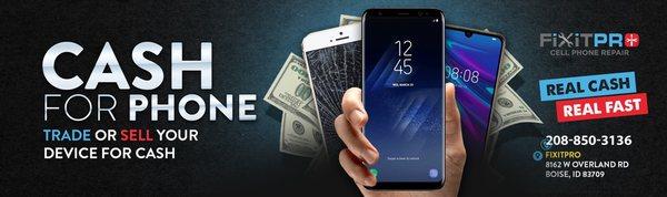 Cash for phone