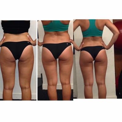 Small booty transformation groups with 3-5 girls, 1-2 trainers, and the entire studio exclusively for the 60-90 minutes of training.