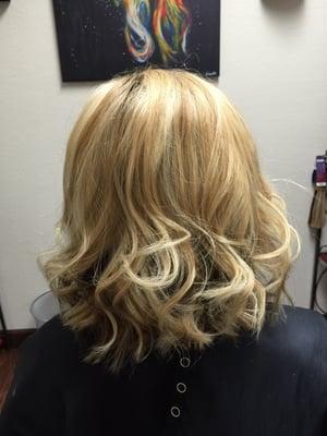 Highlights and curls!