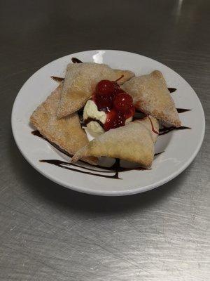 Sopapillas with ice cream