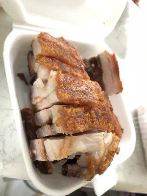 Siu yuk (crispy roast pork/lechón)