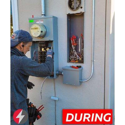 electrical panel installation