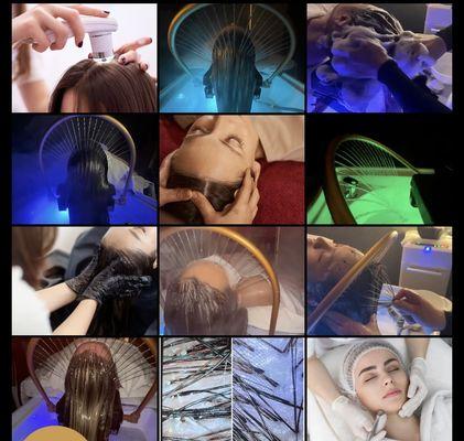 Scalp treatment,reduces stress