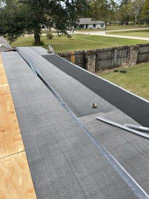 Ice and water underlay for additional protection from water intrusion