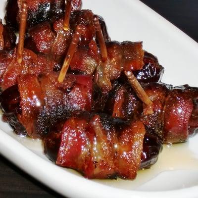 Bacon Wrapped Dates