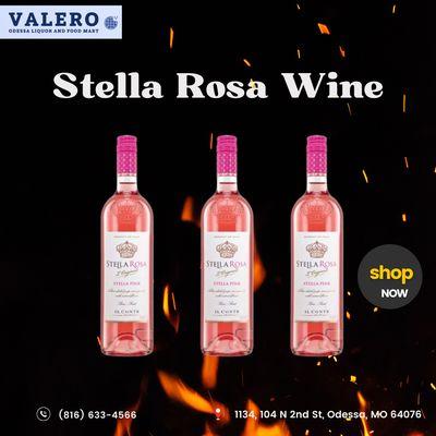 Stella Rosa Wine is now available at Valero Odessa Liquor and Food Mart in Odessa, MO.