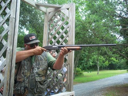 Our sporting clays course offers 16 stations, three five stand presentations and a wobble trap.