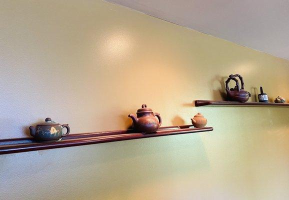 Antique teapots