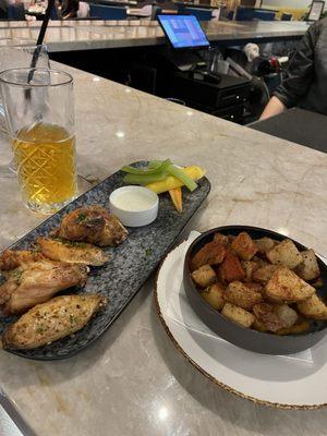 Wings and Potatoes